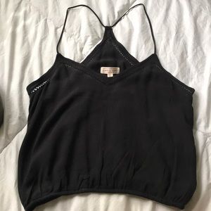 Cape Juby Black Tank Top